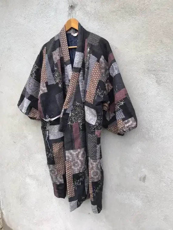 RARE Japanese Traditional Kimono Patchwork style kapi… - Gem