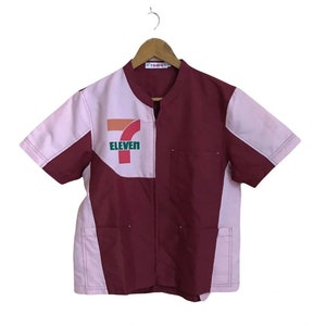 Vintage 7 eleven worker punk rock style