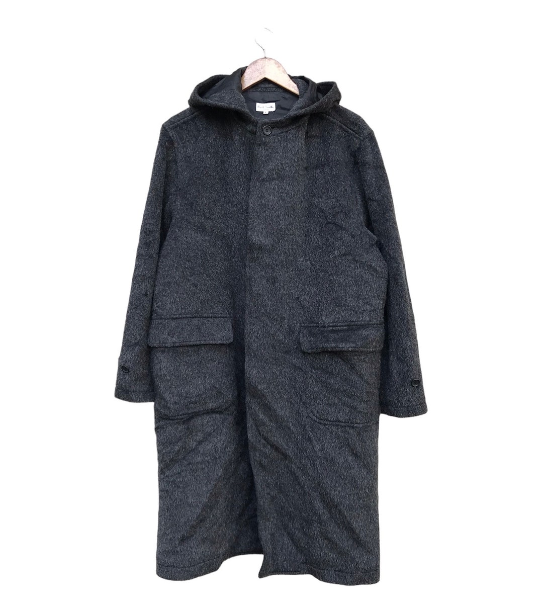 ジャケット・アウター 90s Paul Smith LONDON wool hooded coat RARE Vintage Paul Smith Trench Coat Wool Jacket - Etsy