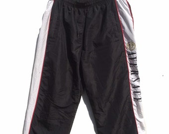 RARE Vintage geborduurde A. Versace medusa-trainingsbroek mooi ontwerp