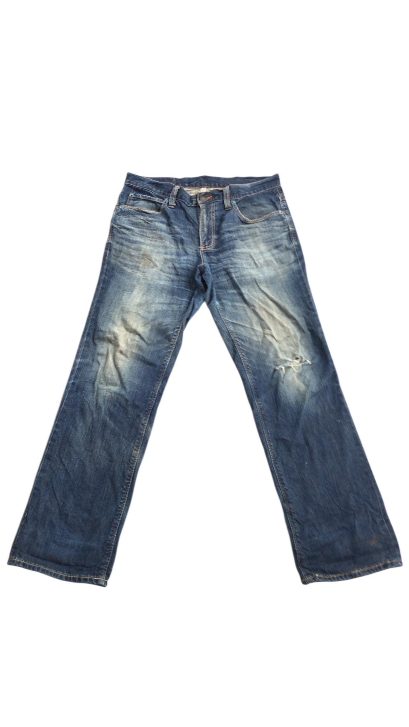 Vintage 90s Edwin Gold Rush Distressed Denim-size 36 - Etsy