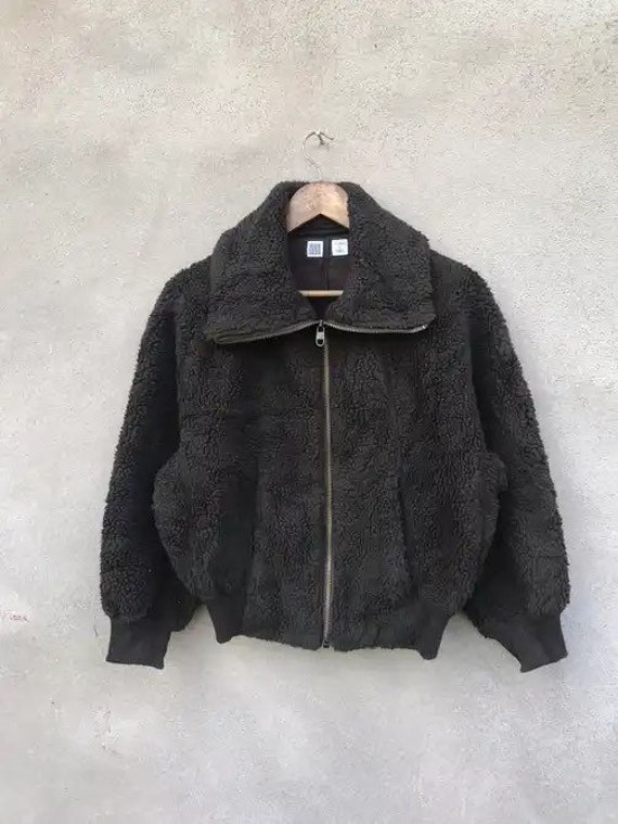 Uniqlo faux fur jacket top