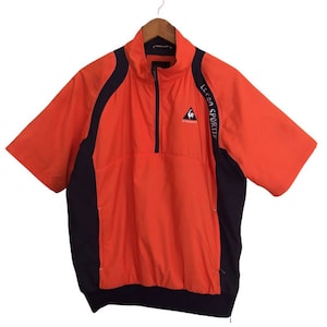 Le Coq Sportif half zip jacket short sleeve