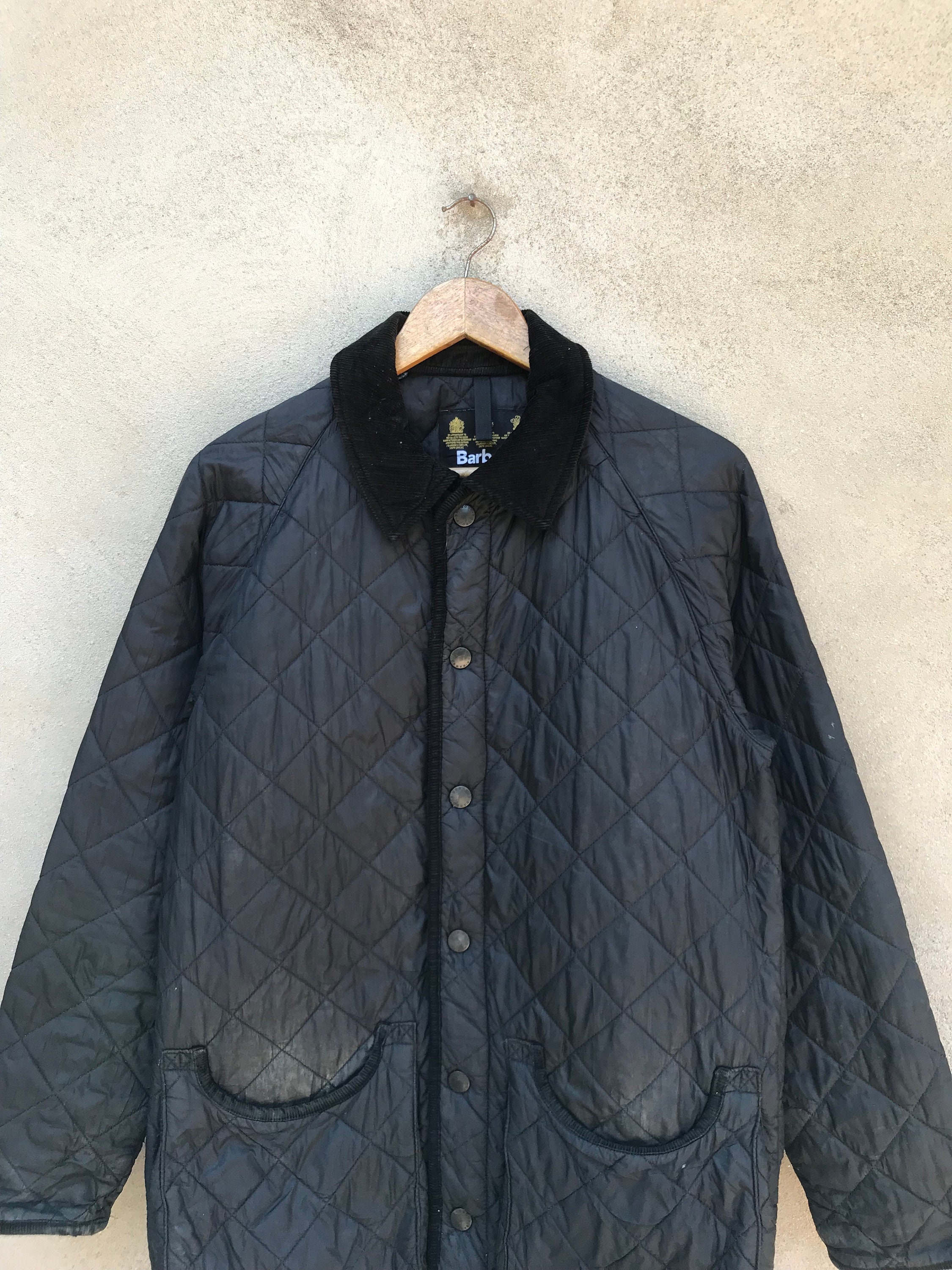 Barbour Classic Fleece Jacket, Men's Size L polyester brown type Vintage Second Hand