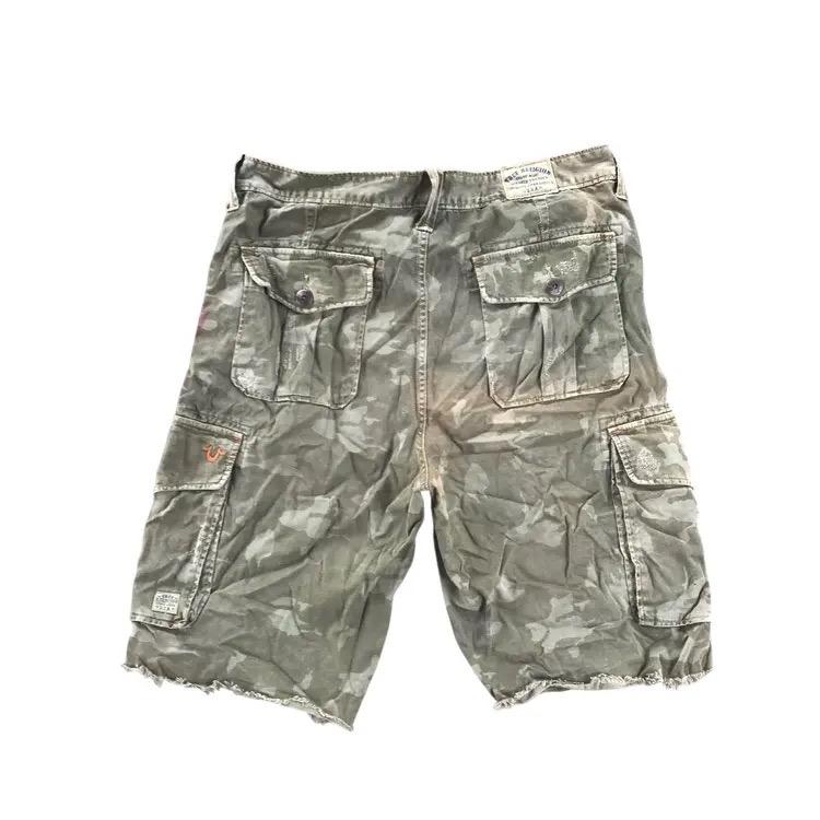 パンツ TRUE RELIGION CUT OFF CAMO MINI SHORTS パンツ TRUE RELIGION CUT OFF CAMO MINI SHORTS Rare Vintage True