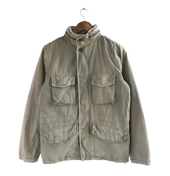 ジャケット・アウター old gap multi pocket jacket Vintage Gap Military Jacket/size M/fullzip/army/streetwear