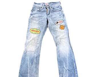 Rare Vintage Edwin Exclusive Pants-size 30-distressed style