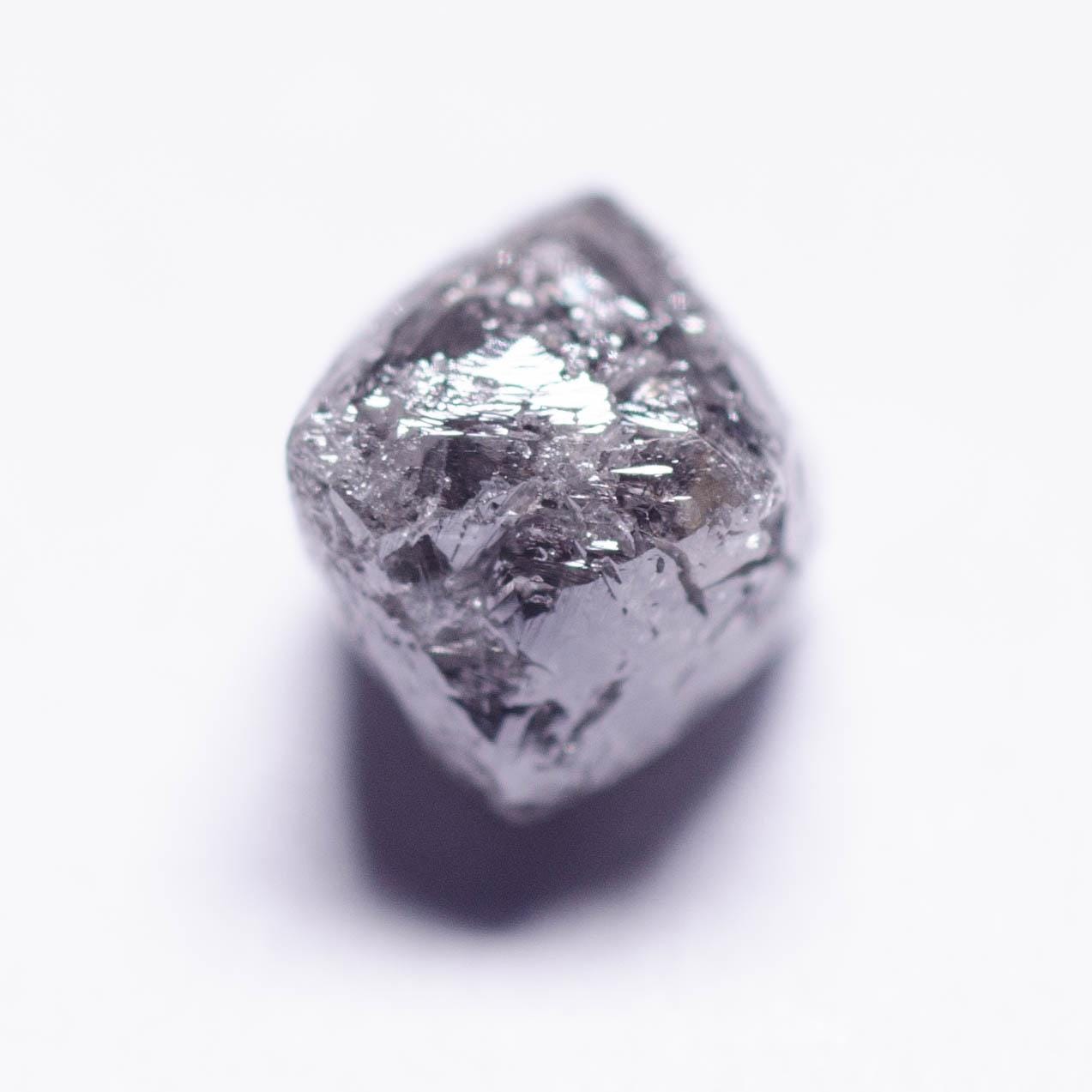Octane Diamond 0.99 Carat Black Octahedron Rough Diamond: Natural Uncut Crystal ...