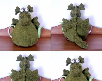 Knitted Tea Cosy -  Dragon