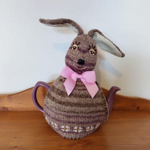 Knitted Tea Cosy - Hare