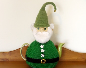 Knitted Tea Cosy - Tomte Gnome