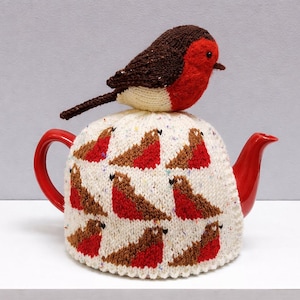 Knitted Tea Cosy - Robin