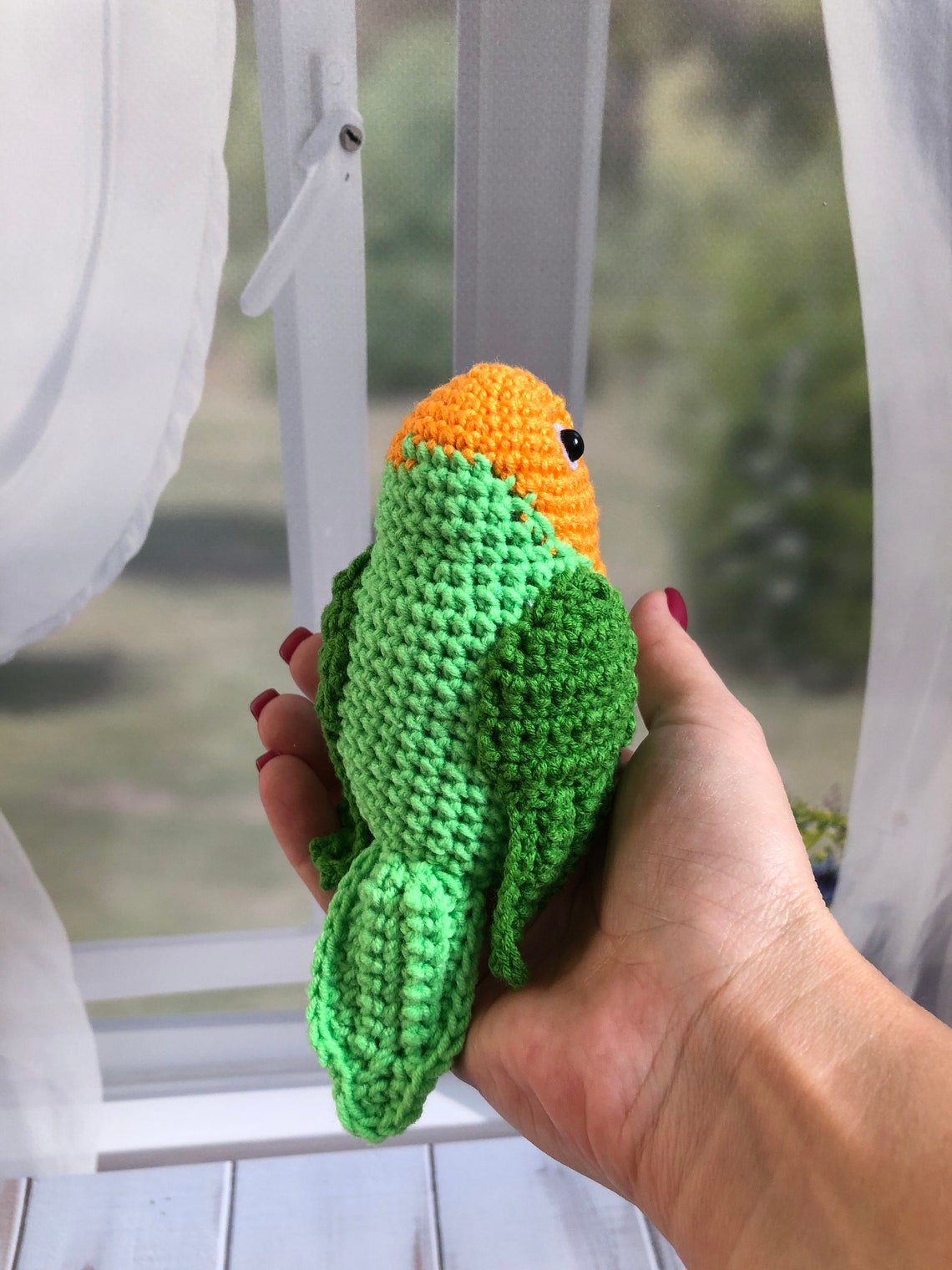 Crochet Lovebirds Stuffed Animal Cockatiel Realistic Etsy