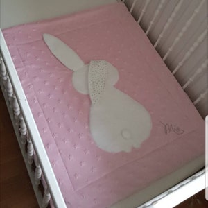 Couverture Lapin Rose clair