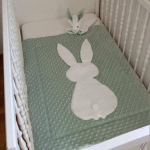 Couverture Lapin Vert lichen