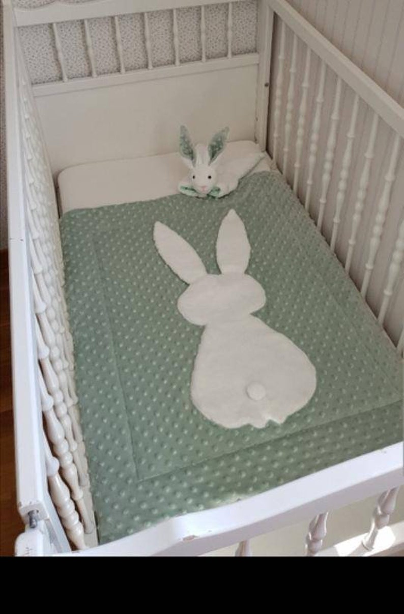 Couverture Lapin Vert lichen