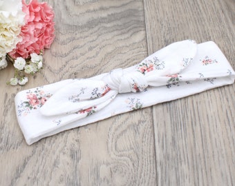 Bandeau à nouer pour bébé, enfant, adulte - Romantique