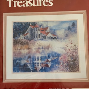 Reflections Counted Cross Stitch Kit by Needle Treasures!!  Kit #02565. NIP!