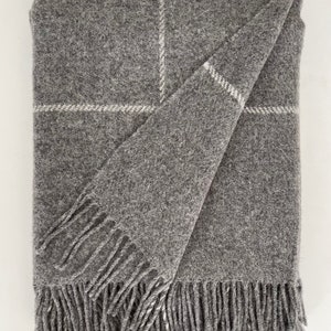 100% Wool Blanket | Wool Bedspread | Wool Throw | Warm Blanket for Camping