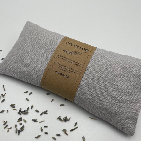 Almohada de ojos de lavanda ponderada / Almohada de ojos de lavanda / Almohada relajante de lavanda / Regalo de agradecimiento