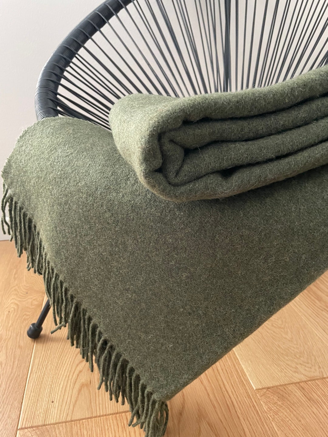 Merino Wool Blanket Wool Bedspread Warm Throw Sofa Throw Etsy