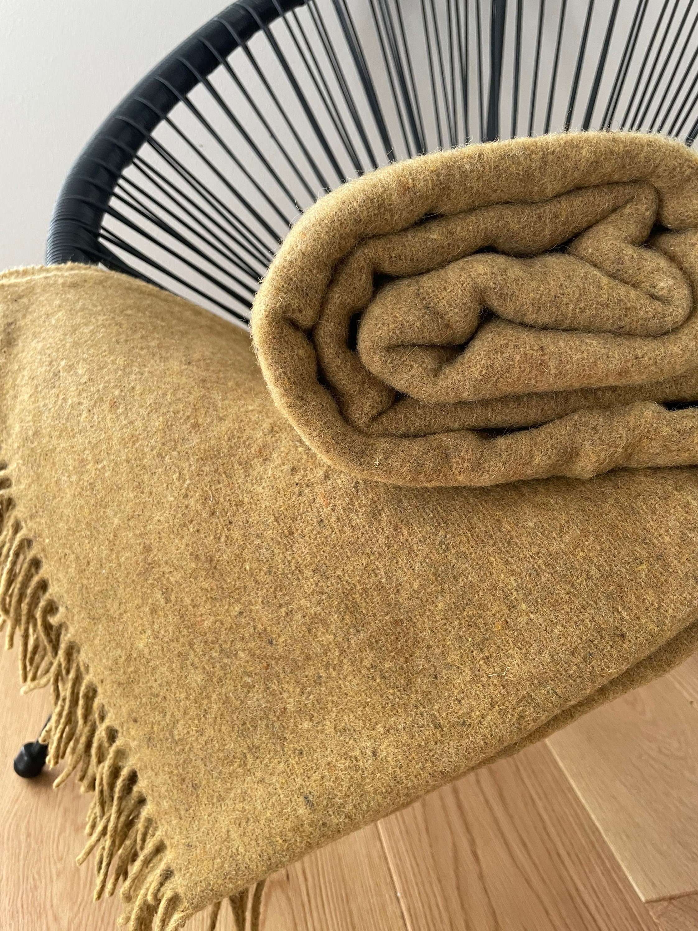 Merino Wool Blanket Wool Bedspread Warm Throw Pink Sofa Etsy