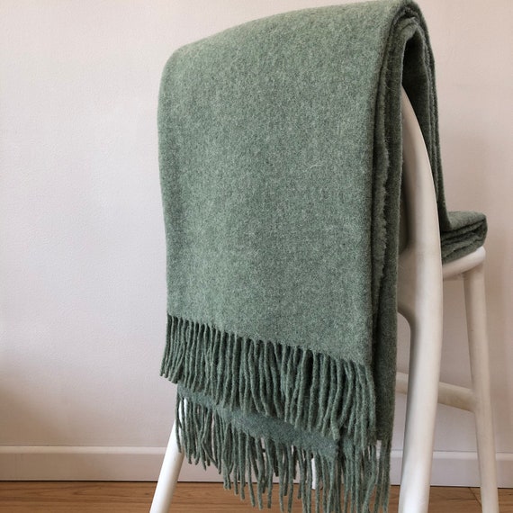 Buy 100 Wool Blanket Wool Bedspread Wool Throw Warm Blanket for Camping Online in India Etsy