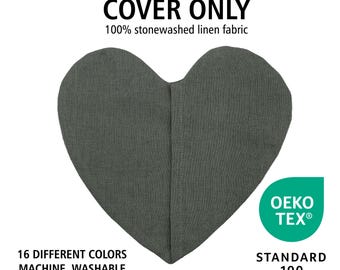 Extra Cover For Heart Eye Pillows |  Washable Eye Pillow Cover | Cover Only