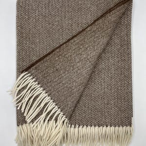 Manta 100 % lana / Colcha de lana / Manta de lana ecológica / Manta de lana de oveja natural