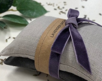 Natural Linen Lavender Sachet | Lavender Sachet | Lavender Drawer Sachet | Thank You Gift