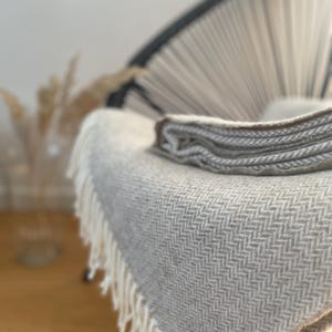 Manta 100 % lana / Colcha de lana / Manta de lana ecológica / Manta de lana de oveja natural