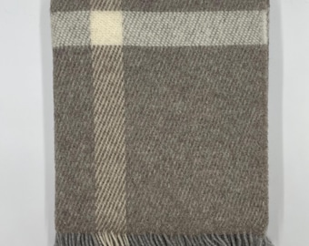 100% Natural Wool Blanket | Wool Bedspread | Wool Throw | Warm Blanket for Camping |  Gift