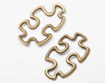 1 Connecteur bronze original puzzle ****