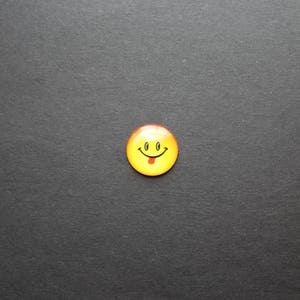 Cabochon 25mm Verre Smiley Emoji Emoticon Original Etsy