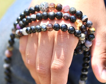 Powerful shamanic healing & protection crystal necklace 8 mm