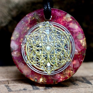 Salomon Star & Flower of Life-hängsmycke med dubbel symbol för starkt skydd och gudomlig femininitet