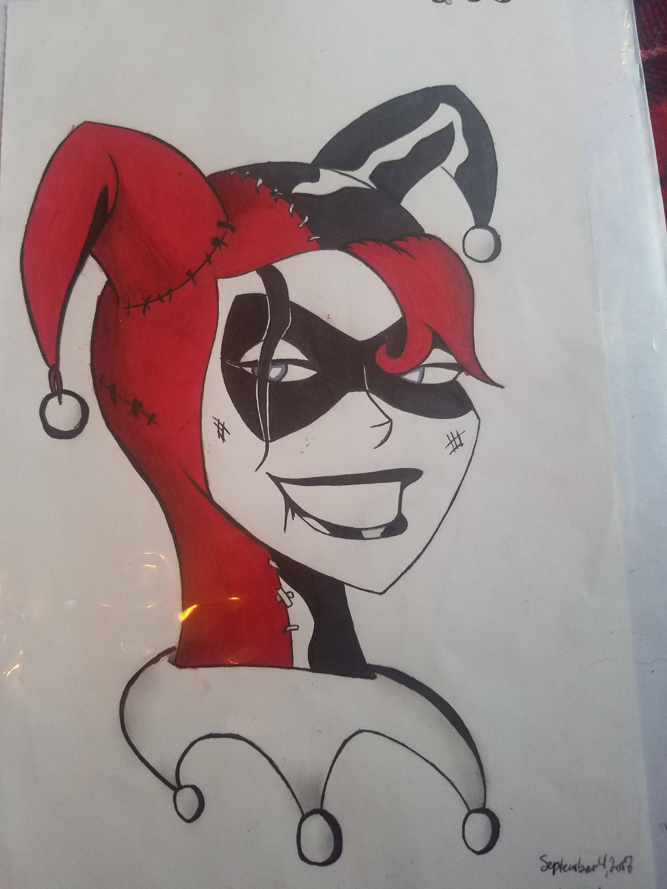 Dessin de Harley Quinn Pen | Etsy Dessin de Harley Quinn Pen | Etsy