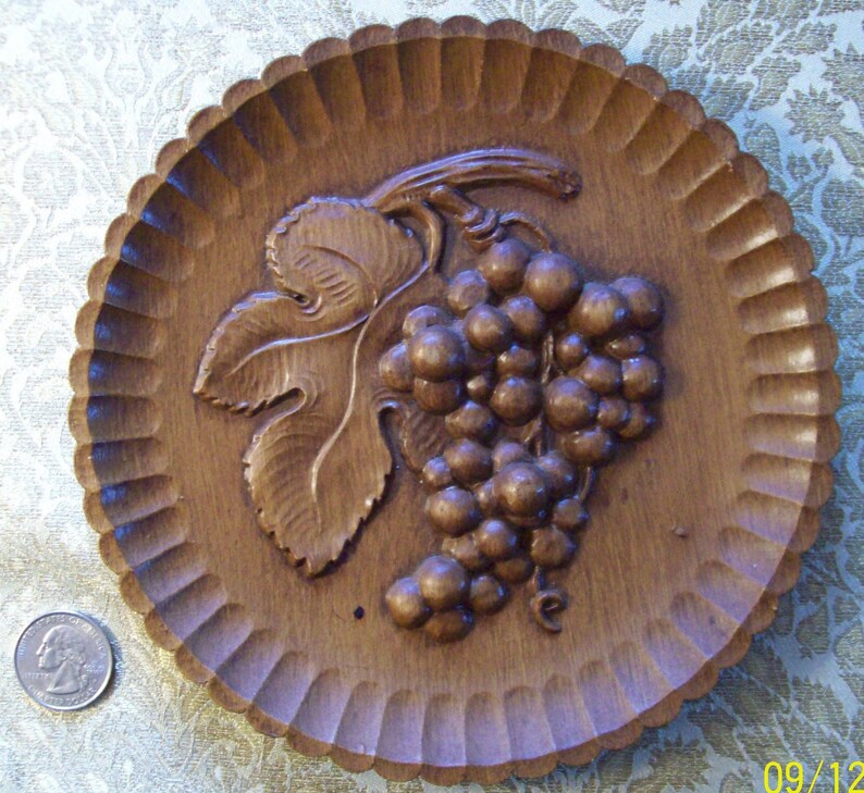 Vintage Fruit Wall Decor Set of 4 Plaques Etsy