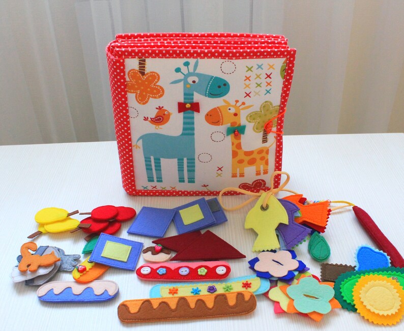 Girl Quiet book Busy personalized book Toddler quiet book Baby Etsy