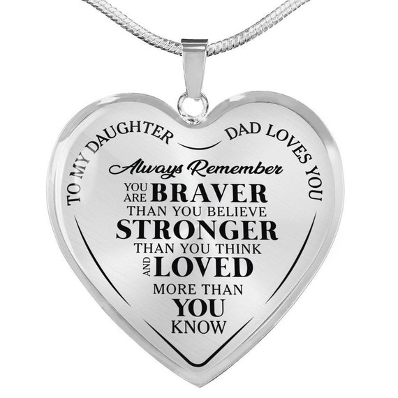 personalized father daughter jewelry