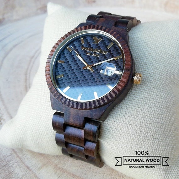 wooden timepiece