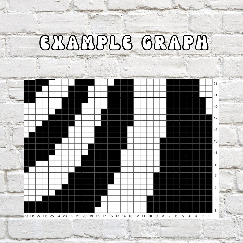 Swirly Tapestry || Crochet Pattern || 56 X 64 Graph - Etsy