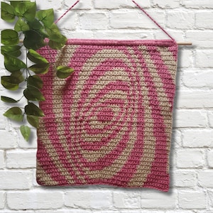 Swirly Tapestry || Crochet Pattern || 56 x  64 graph