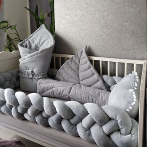 mini crib bed set