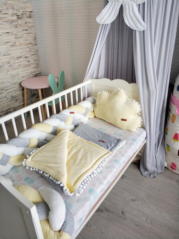 cloud crib bumper