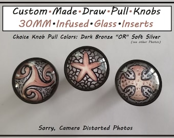 Custom Knob Pulls Copper Starfish Kitchen Cabinet Dresser Knob Dresser Pulls Kitchen Knobs Bathroom Pantry Closet Also Comes In Soft Silver