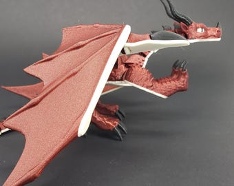 Wings of Fire inspired SKYWING 3D-Printed Flexible Dragon