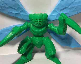 TONPINK Monsters of Filamento 3d Printed articulated 3DKitbash FREE Extra Pins,