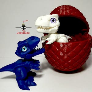 Boon Tiny T-Rex: 3D Printed Articulated Dinosaur with Glass Eyes