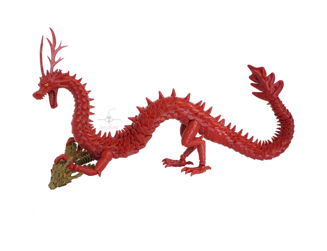 Lung Oriental Articulated Chinese Dragon BJD Dragon 3D Lung Oriental Articulated Chinese Dragon BJD Dragon 3D